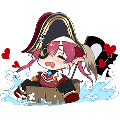 [LINEスタンプ] ホロライブ公式スタンプ「宝鐘マリン」