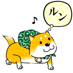 [LINEスタンプ] 激しく尻尾をふる柴犬 Episode0.2