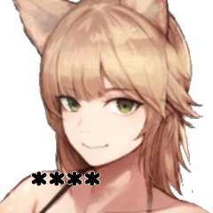 [LINEスタンプ] 制服 猫耳 清純ヒロイン