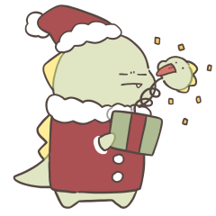 [LINEスタンプ] ぼくは、きょうりゅう 2 【冬】