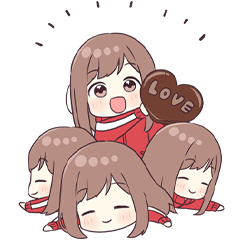 [LINEスタンプ] とびだす！ミニジャージちゃんず