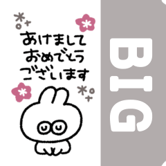 [LINEスタンプ] BIG◎ラビットさん年末年始 2023（再販）