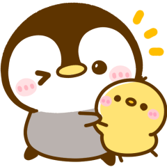 [LINEスタンプ] カラフル可愛い♡ペンギン♡ぺんぺん