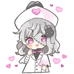 [LINEスタンプ] ゾンビうさぎナース