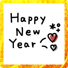 [LINEスタンプ] 動く◎2023手書きメッセージ #3