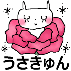 [LINEスタンプ] ＊うさきゅん＊贈るスタンプ