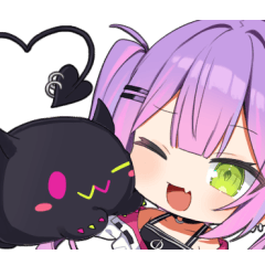 [LINEスタンプ] ホロライブ公式スタンプ「常闇トワ」