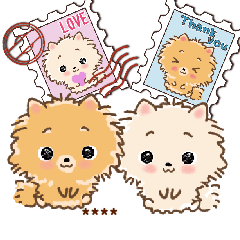 [LINEスタンプ] 愛犬家たちのカスタム☆ポメラニアン