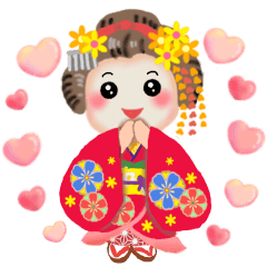 [LINEスタンプ] 気持ちを伝える❤️まいこはん