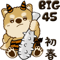 [LINEスタンプ] 【Big】ちゃちゃ丸たち 45『初春』
