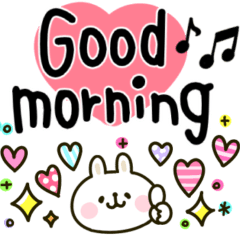 [LINEスタンプ] かわいい♡カラフルうさぎ