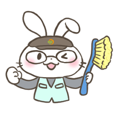 [LINEスタンプ] 掃除のマルヨシ【修正版】の画像（メイン）