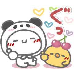 [LINEスタンプ] はーい！白玉です17❤気持ち伝える
