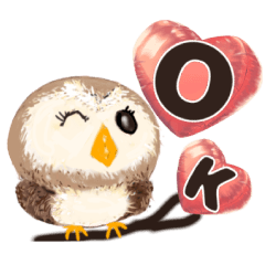 [LINEスタンプ] 気持ちを伝える★フクロウ